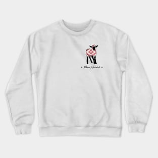 Fleece Navidad Feliz Navidad Christmas Sheep 2 Crewneck Sweatshirt